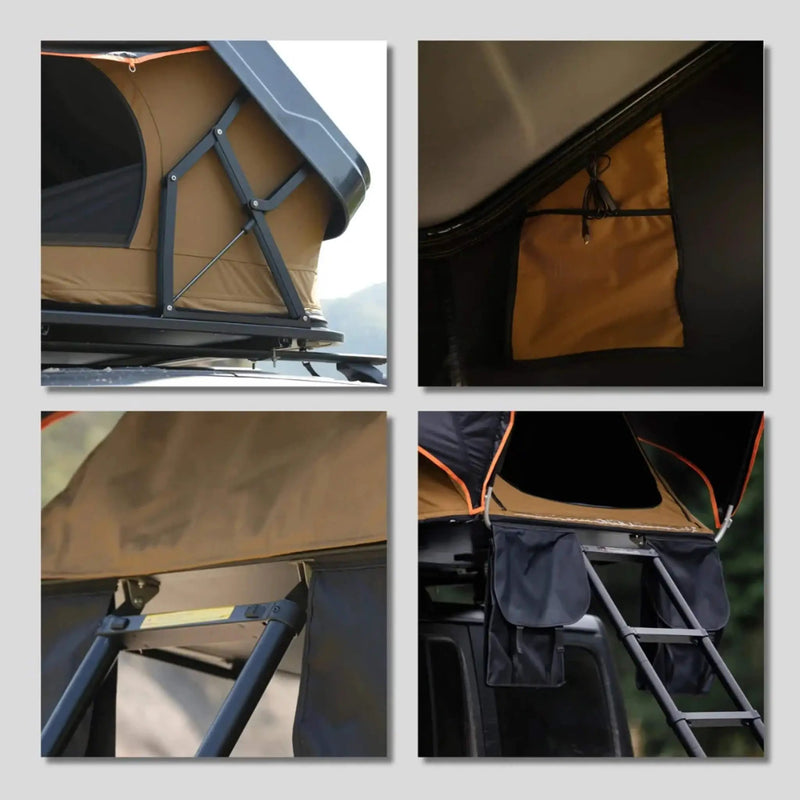 Naturnest Sirius 2 Plus XL Premium 4-Person Clamshell Rooftop Tent (SAK74092) by SAKSBY WHOLESALE