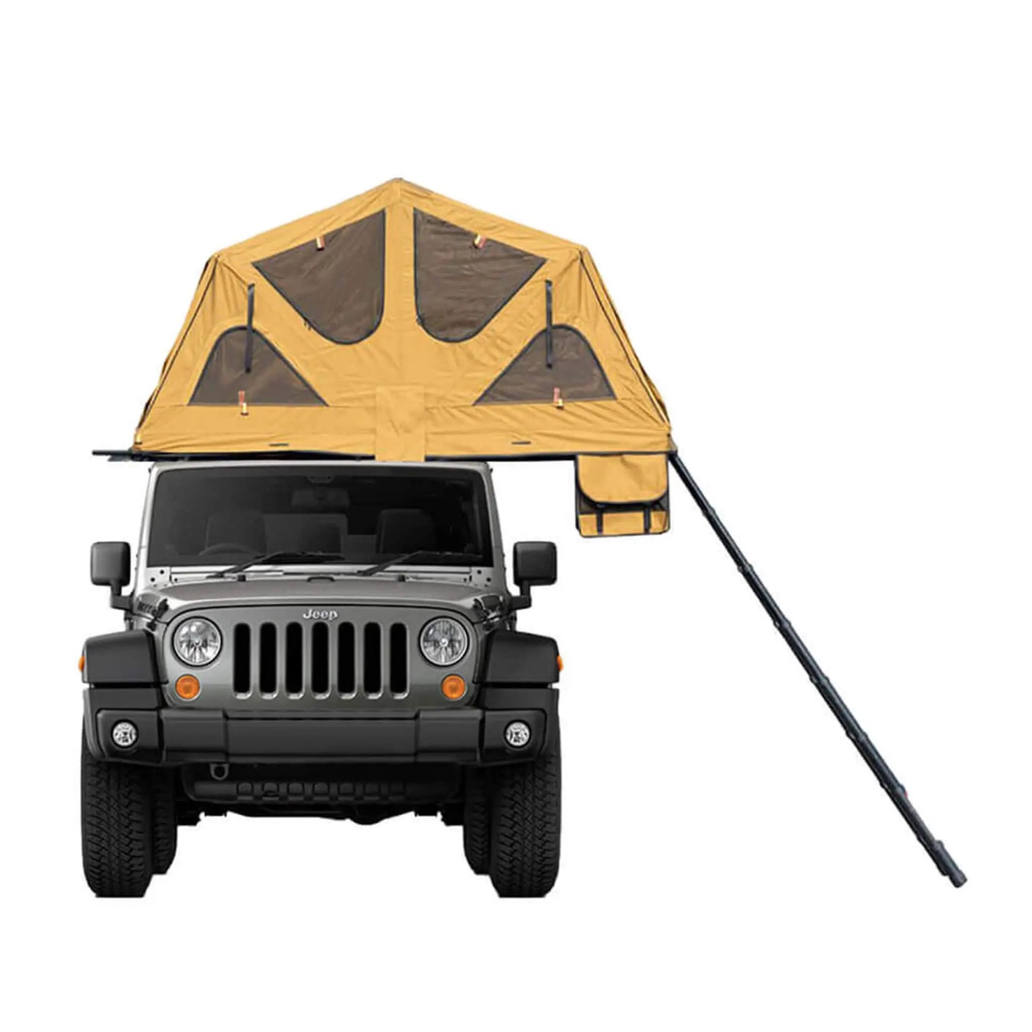 Naturnest Andromeda Khaki Soft-Shell Rooftop Tent With Large Panoramic Skylight & YKK Doors (SAK72384) by SAKSBY WHOLESALE