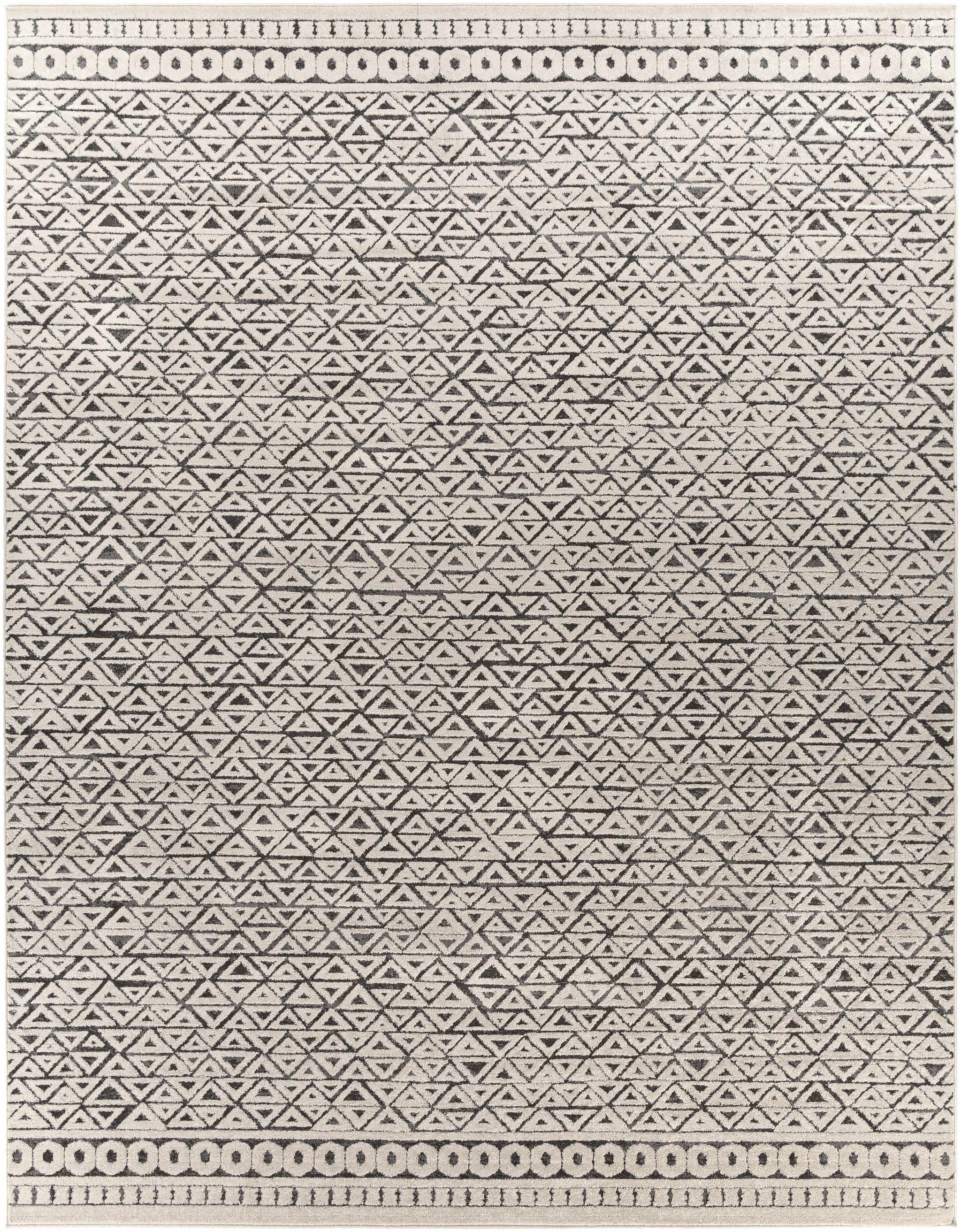 Naylor Beige/Charcoal Rug - Clearance by Boutique Rugs
