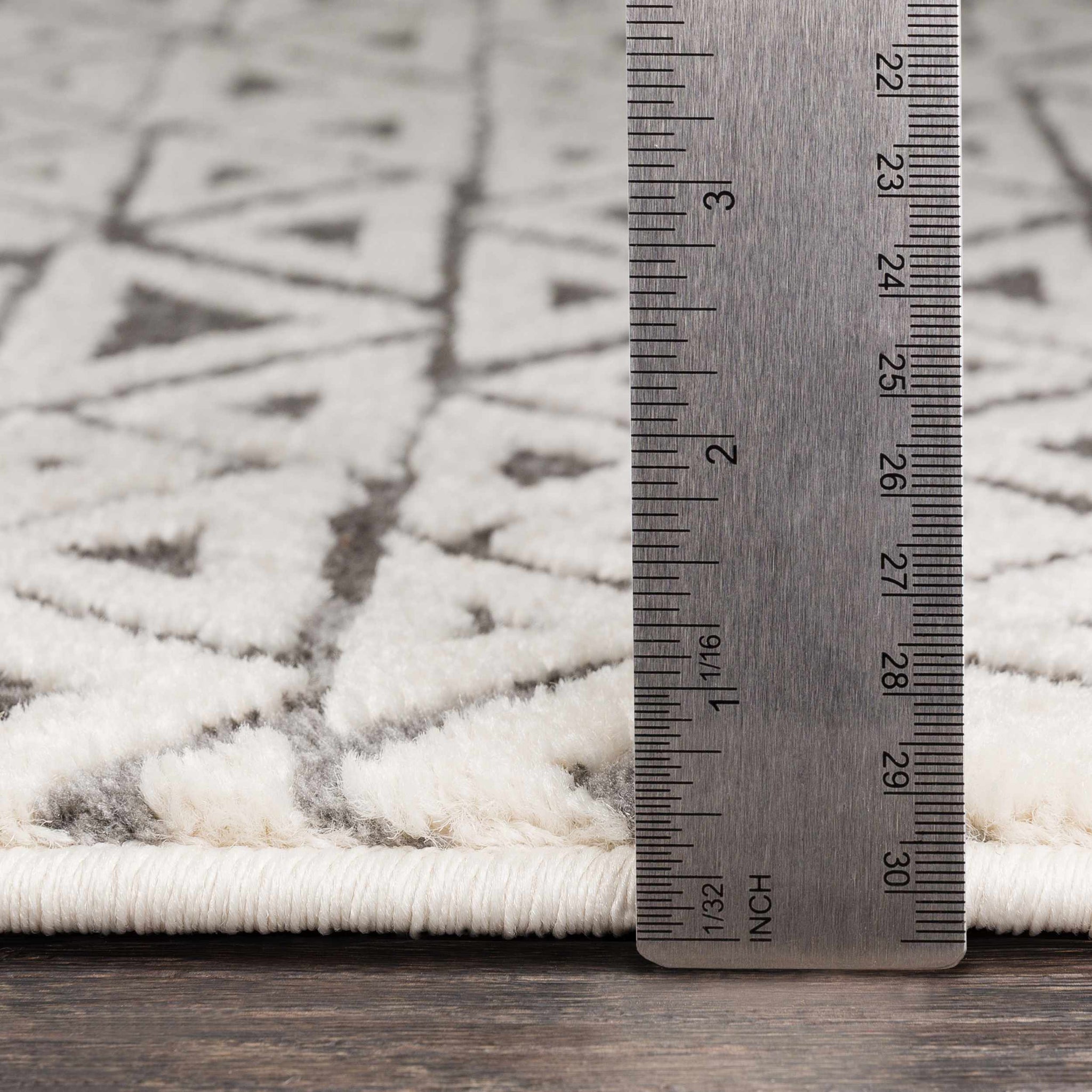 Naylor Beige/Charcoal Rug - Clearance by Boutique Rugs
