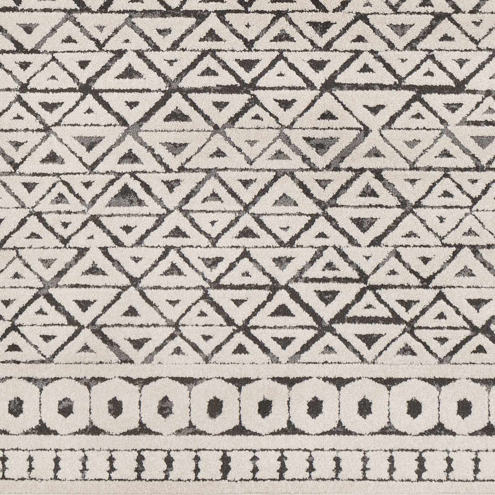 Naylor Beige/Charcoal Rug - Clearance by Boutique Rugs