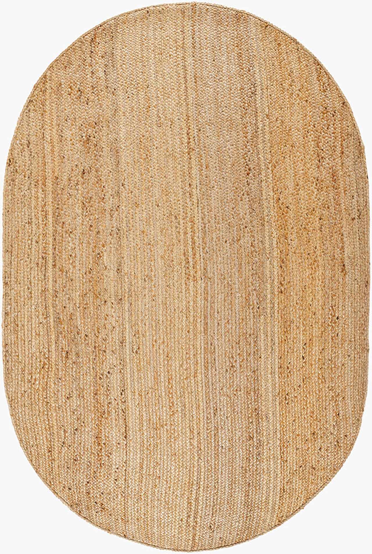 Shippagan Tan Jute Braided Rug by Boutique Rugs
