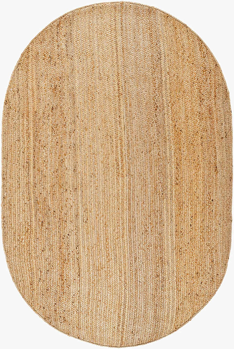 Shippagan Tan Jute Braided Rug by Boutique Rugs