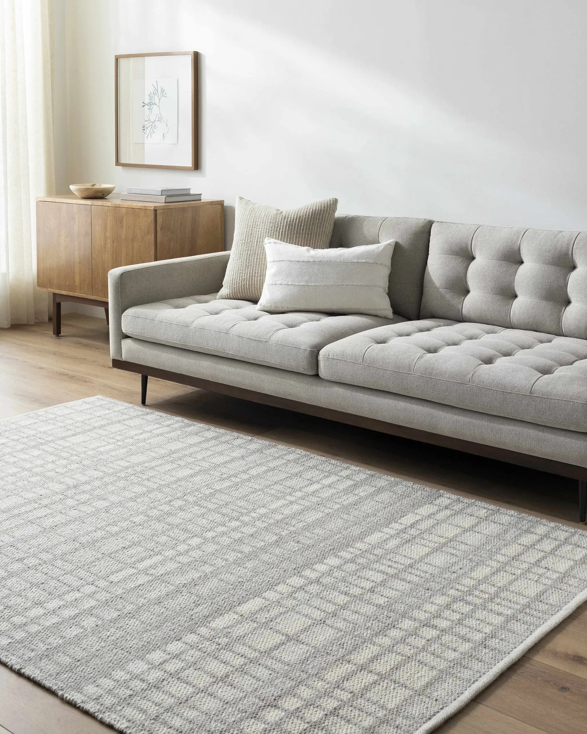 Nissa Light Gray Area Rug - Clearance by Boutique Rugs