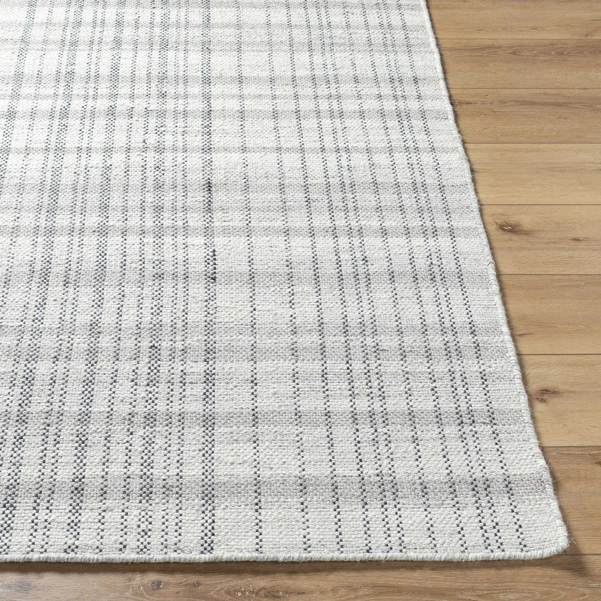 Nissa Blue Gray Checkered Area Rug - Clearance, photo 4 of 9