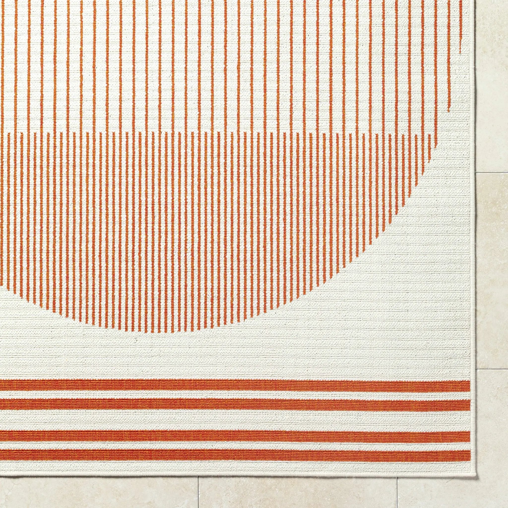 Nabil Cream Outdoor Area Rug - Clearance by Boutique Rugs