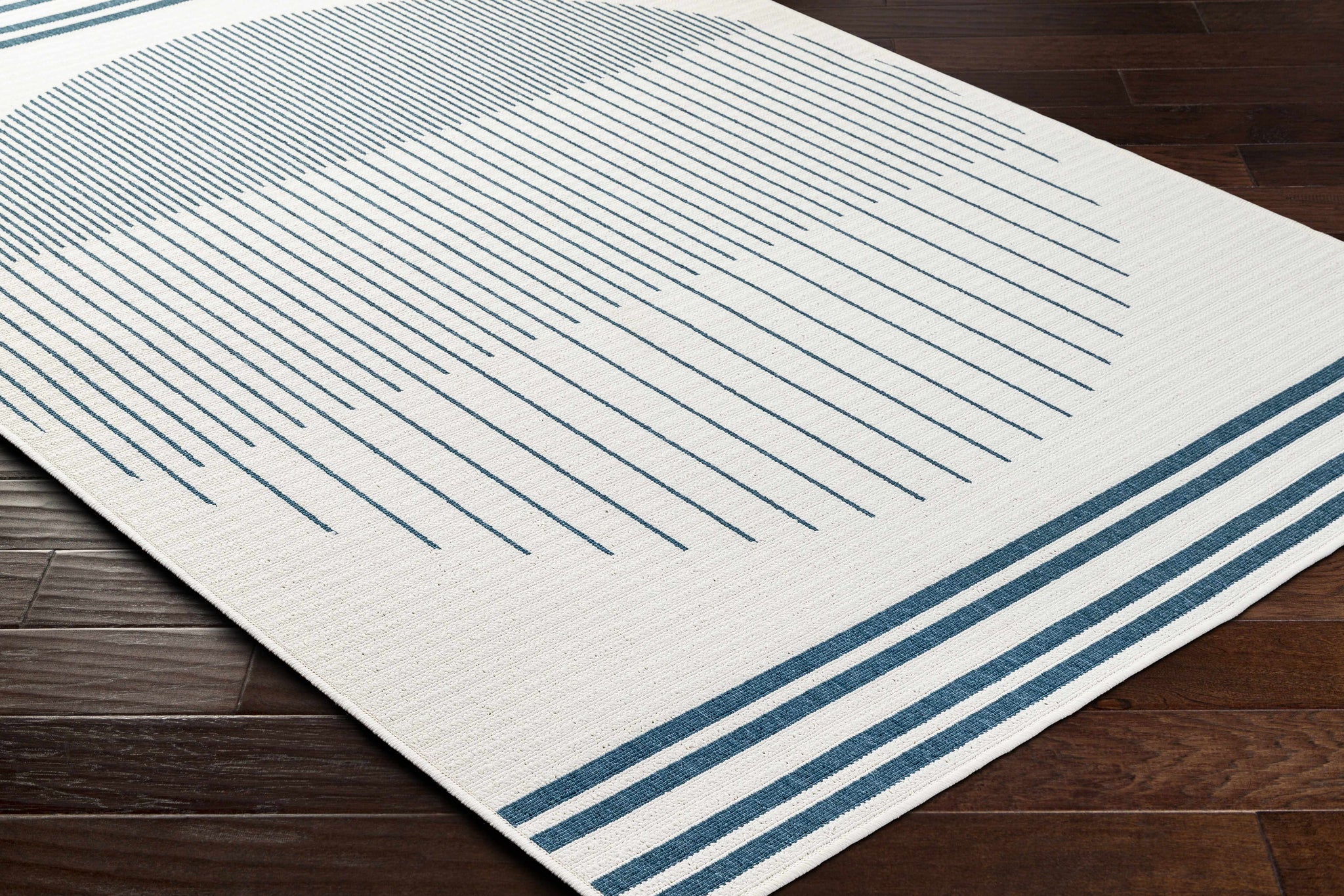 Nabil Midnight Blue Outdoor Area Rug - Clearance by Boutique Rugs