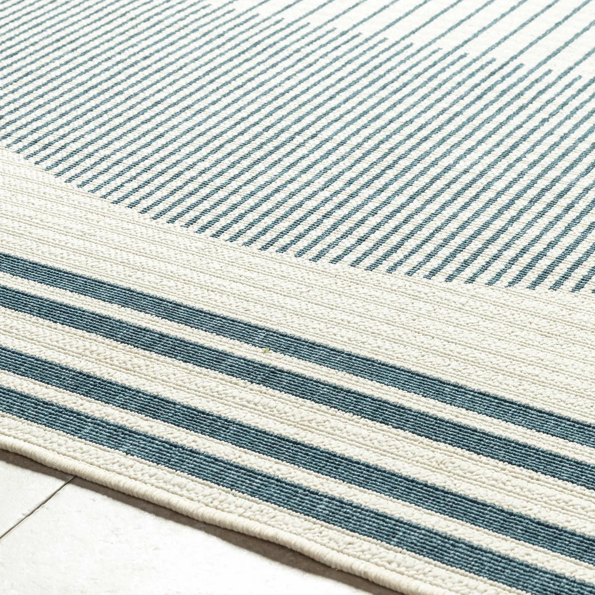 Nabil Midnight Blue Outdoor Area Rug - Clearance, photo 7 of 13