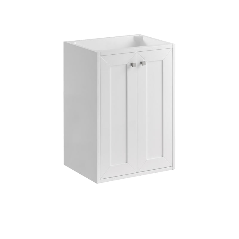 James Martin Chianti 20" Floating Single Bathroom Vanity, Glossy White, view 3