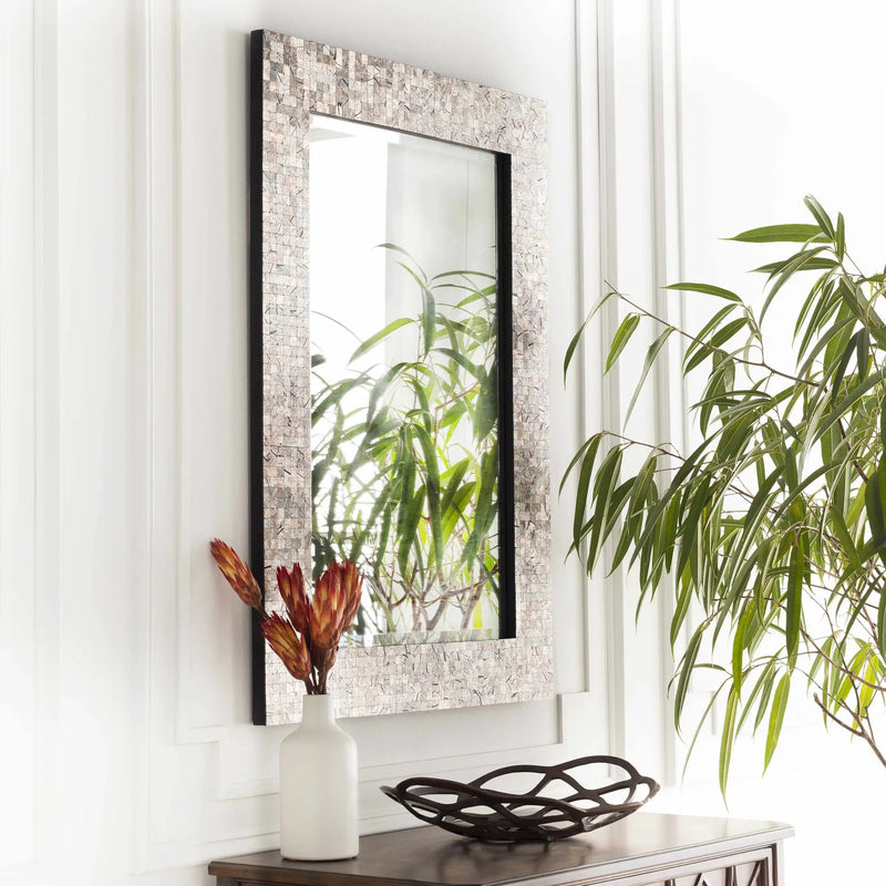 Nicolet Marble Mirror - Clearance by Boutique Rugs