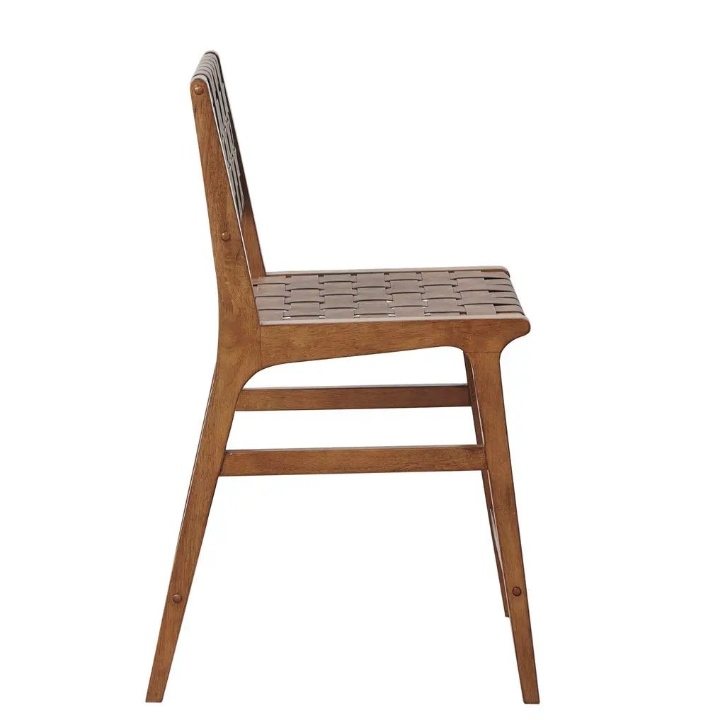 Nebuluxe Faux Leather Woven Counter Stool by HouseOfZazla
