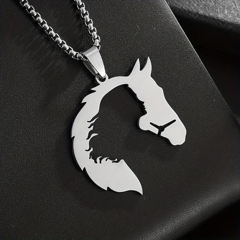 Necklace - Hollow Stainless Steel Pendant by House Of Avana