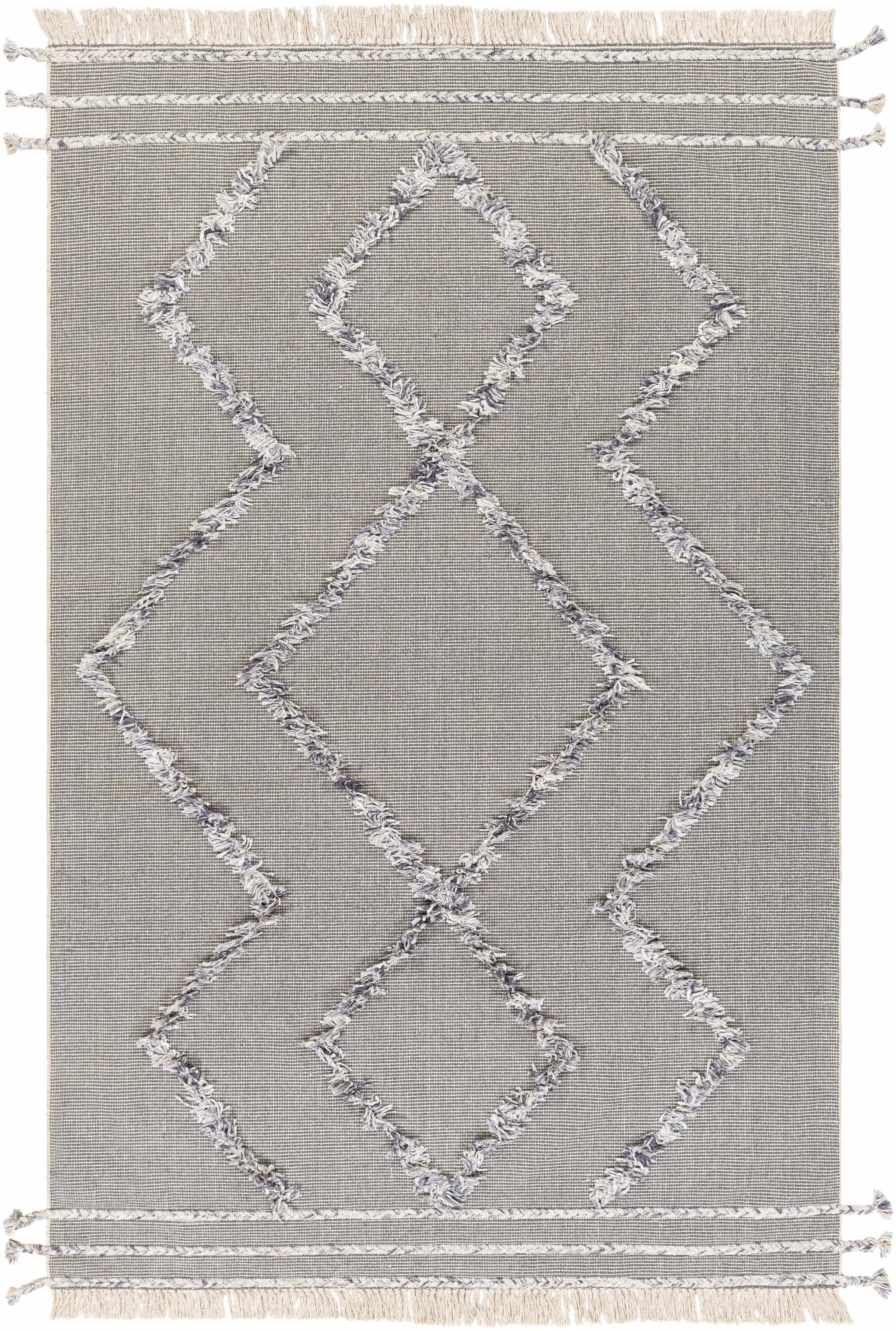 Needville Gray High-Low Rug - Clearance by Boutique Rugs