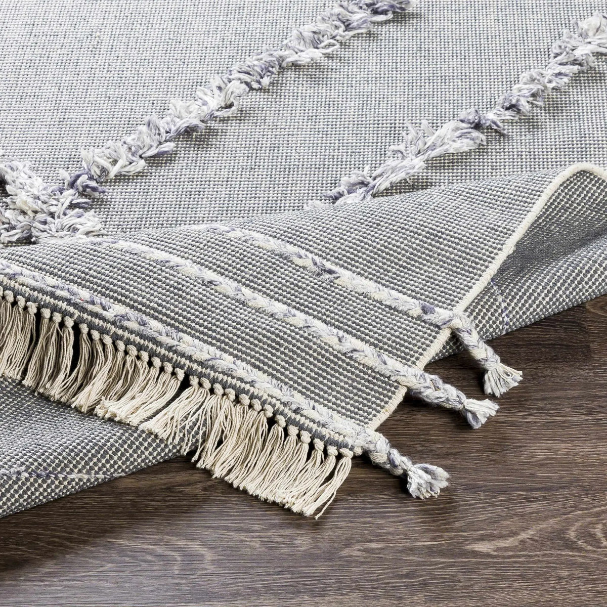 Needville Gray High-Low Rug - Clearance, photo 5 of 6