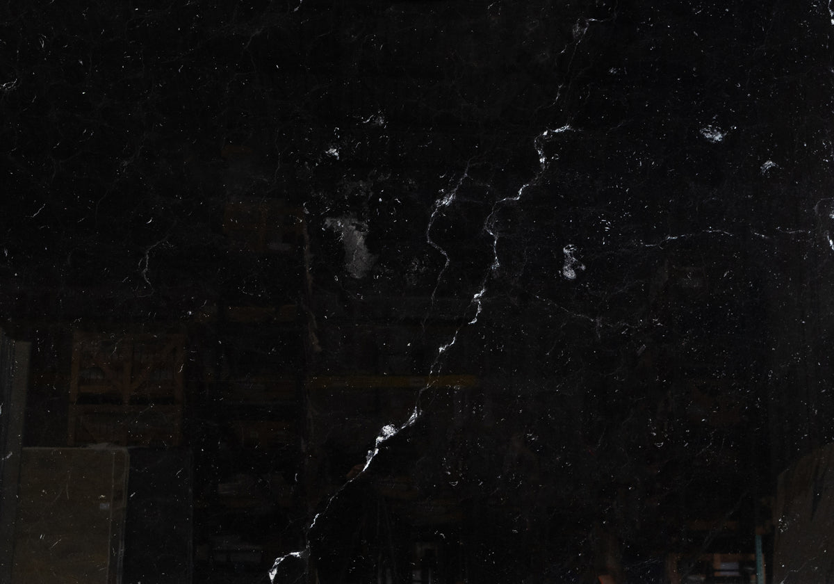 Negro Marquina Polished Marble Slab Random