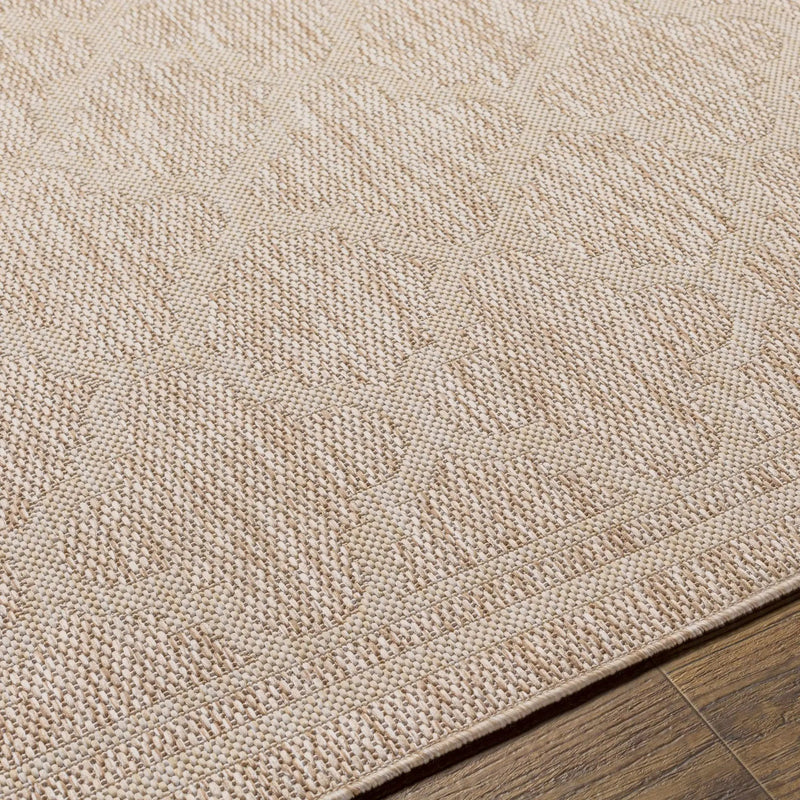Noam Tan Indoor & Outdoor Rug - Clearance by Boutique Rugs