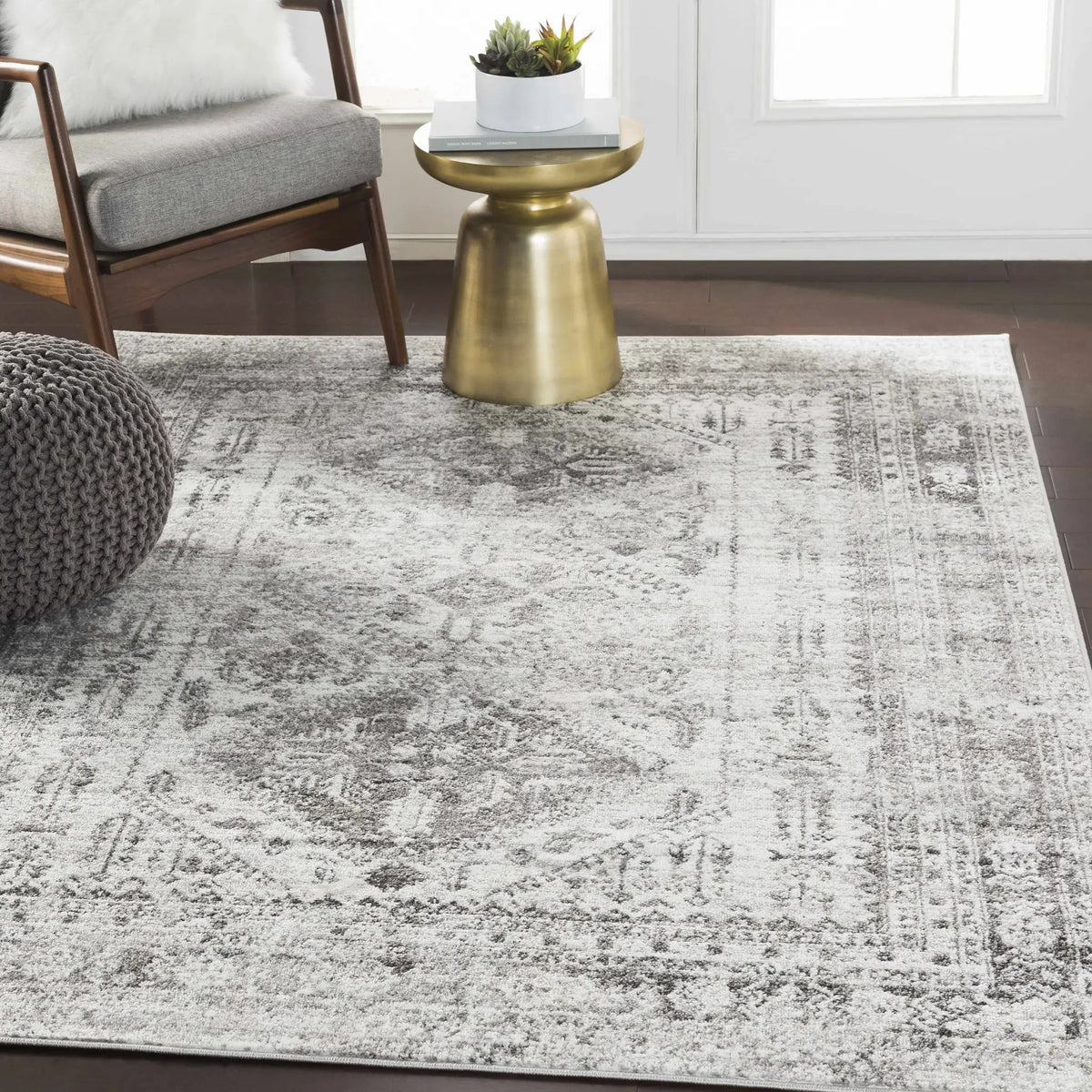 Nelsonville Area Rug, installed in a room