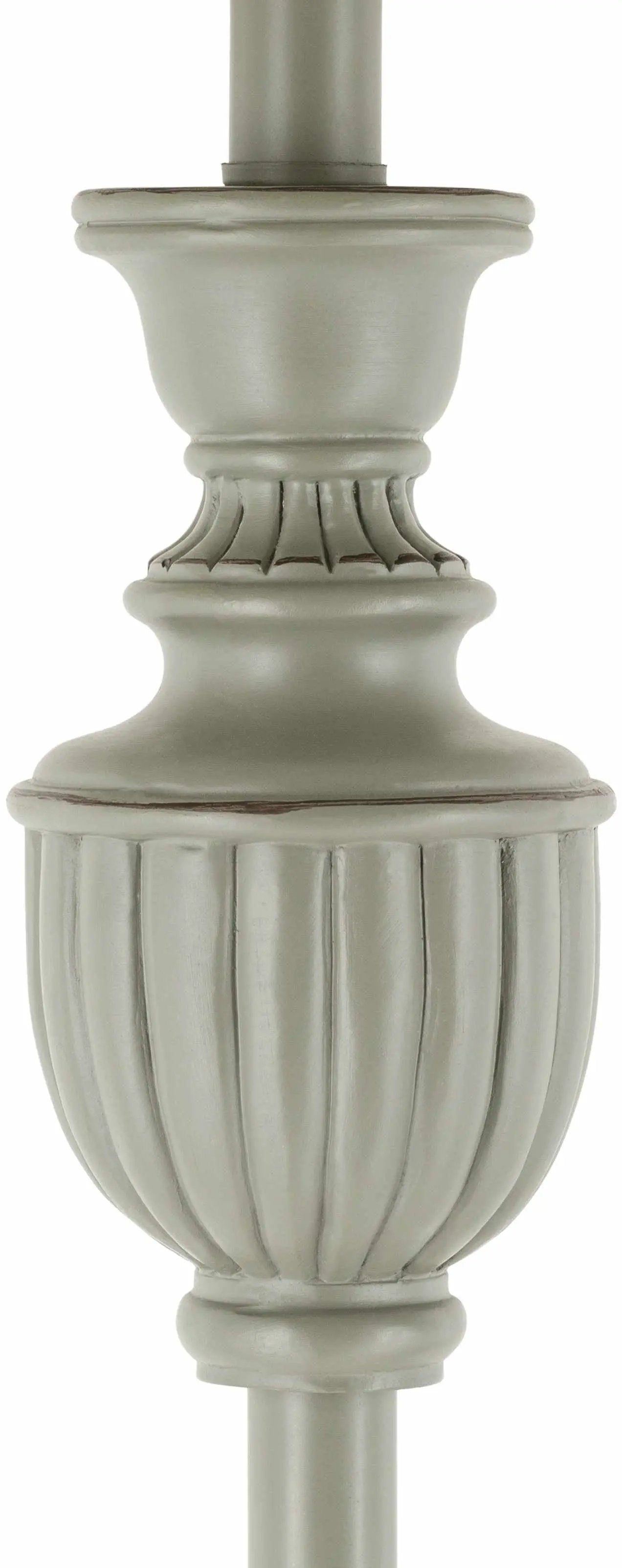 Nelspruit Gray Resin Floor Lamp by Boutique Rugs