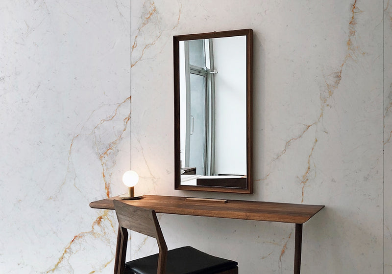 Neolith Abu Dhabi White Polished Sintered Stone Slab 125x63 room scene
