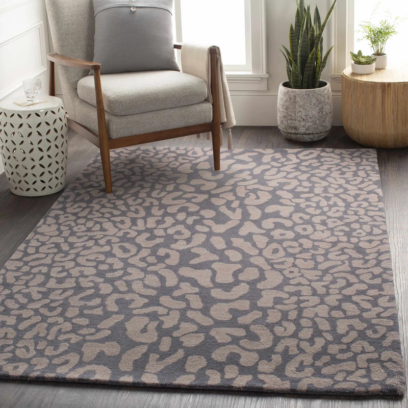 Neoma Animal Print Wool Rug - Clearance by Boutique Rugs