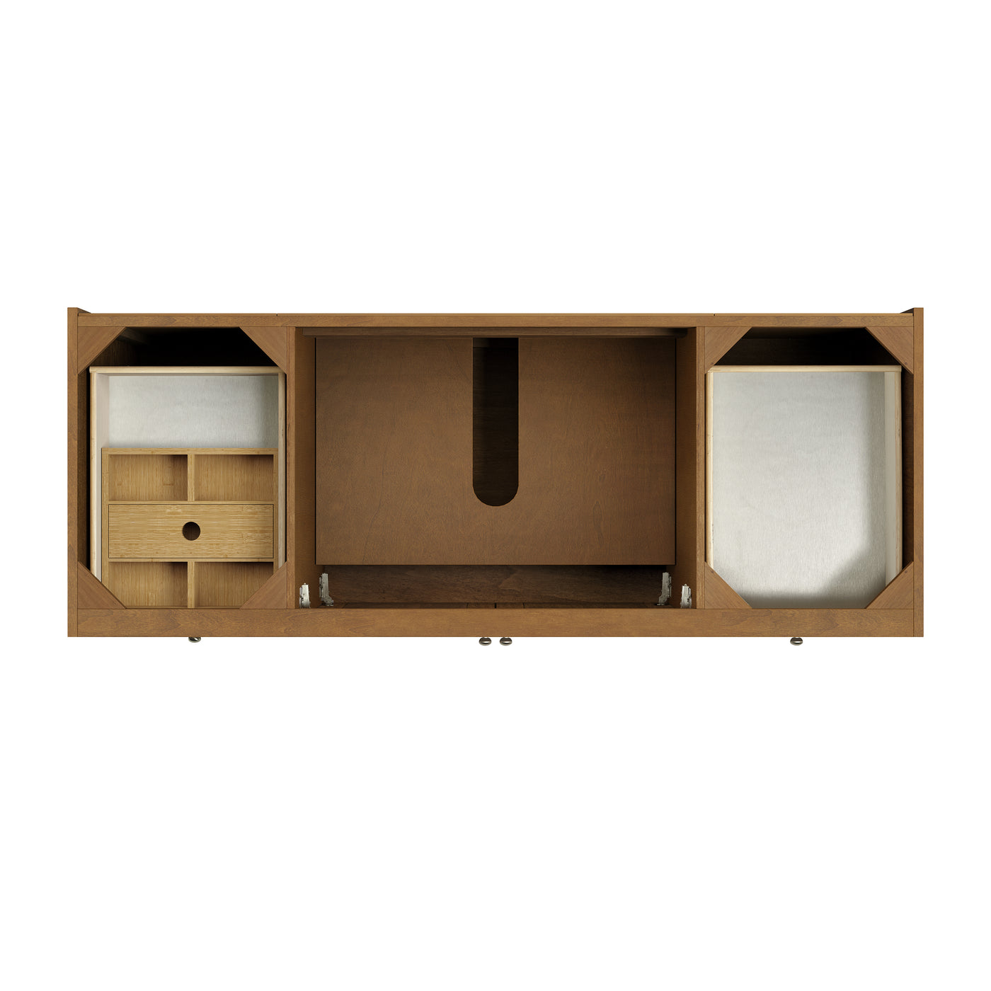James Martin Laurent 60" Dual Mount Single Bathroom Vanity, Honey Oak, view 22