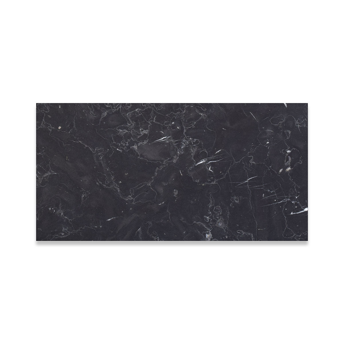 Nero Marquina Premium Honed Marble Tiles 3x6 Marble Honed 2x6 Tiles