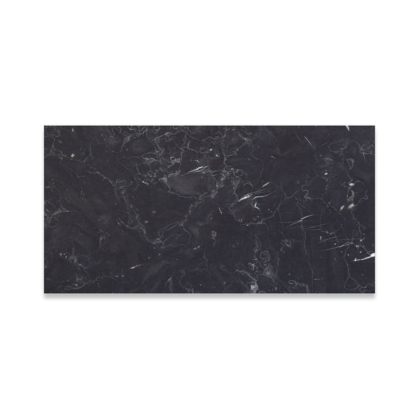 Nero Marquina Premium Honed Marble Tiles 3x6