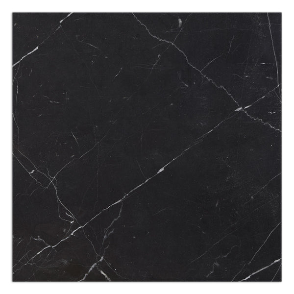 Nero Marquina Premium Polished Marble Tiles 24x24