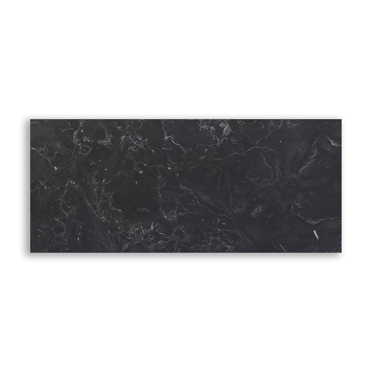 Nero Marquina Premium Polished Marble Tiles 6x12 Marble Polished 6x12 Tiles