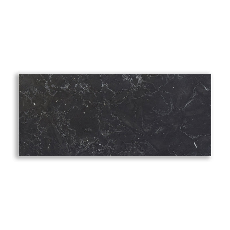 Nero Marquina Premium Polished Marble Tiles 6x12 Marble Polished 6x12 Tiles