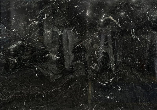 Nero Oceano Polished Granite Slab Random