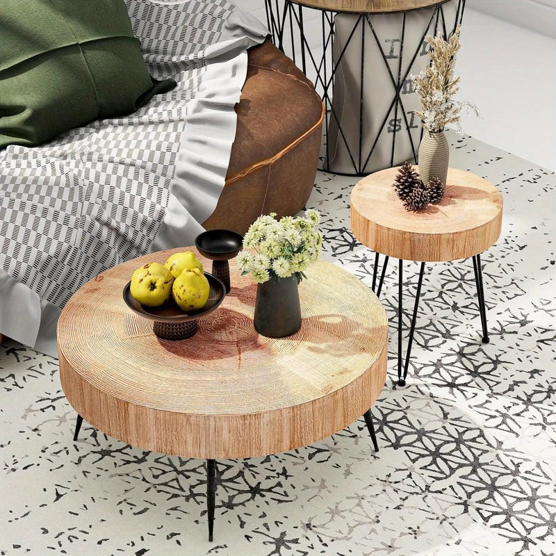 Nesting Table - Modern Reclaimed Wood Set by House Of Avana