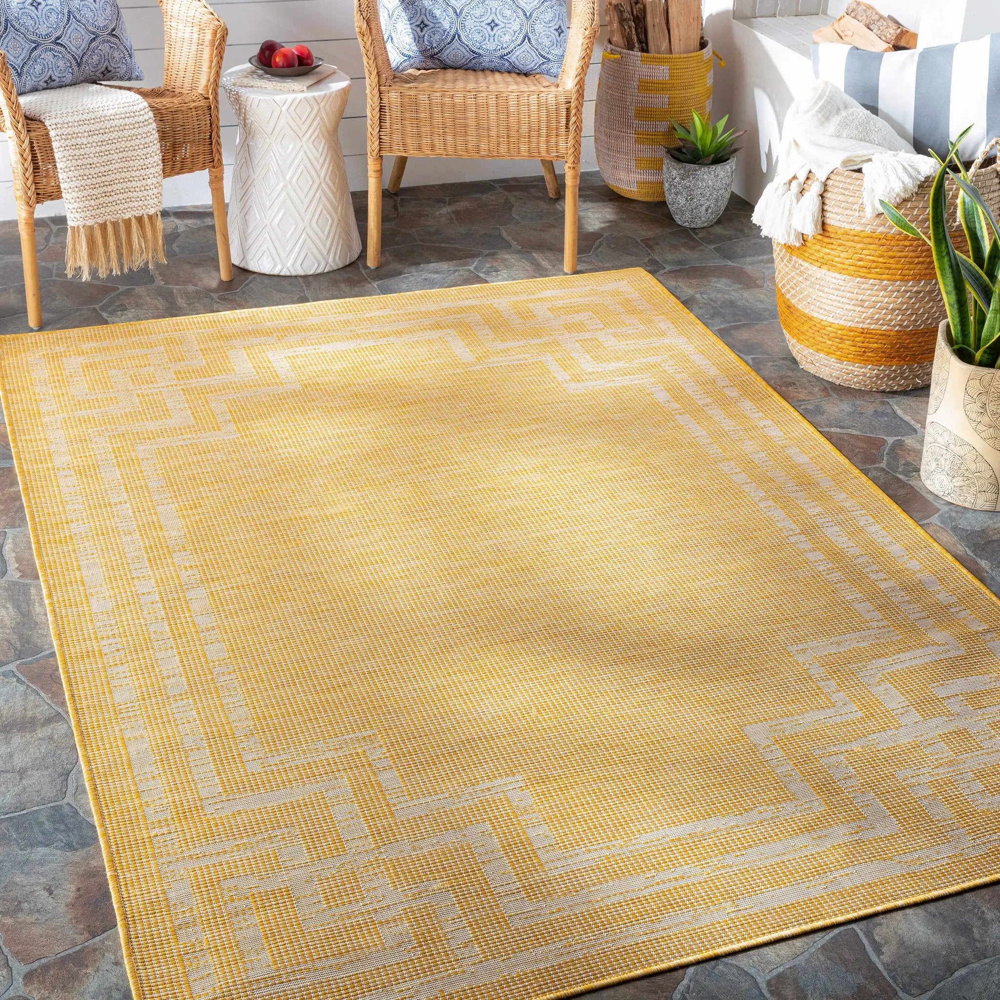Netley Flatweave Outdoor Area Carpet - Clearance by Boutique Rugs