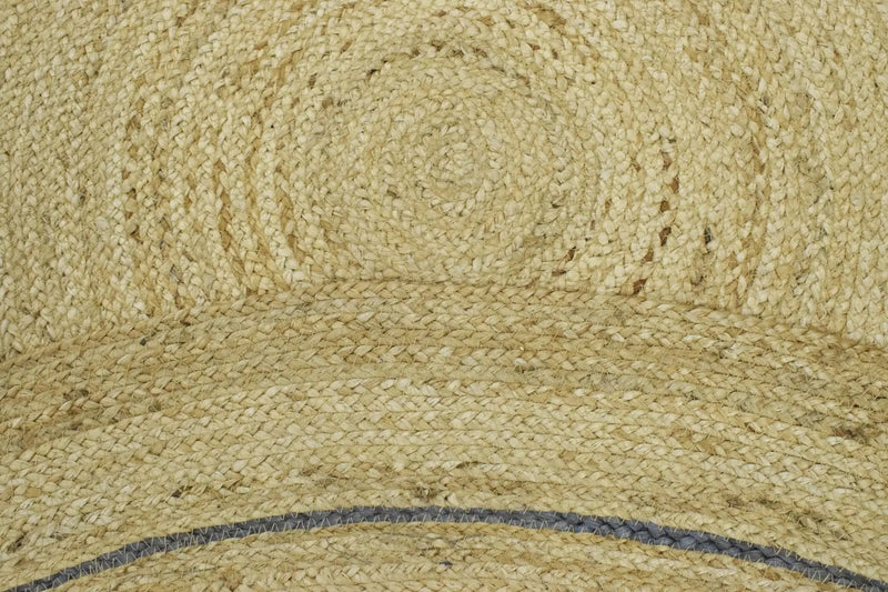 100% ALL NATURAL FIBER HAND BRAIDED BOHO ROUND JUTE RUG | JR25R by The Rug Decor