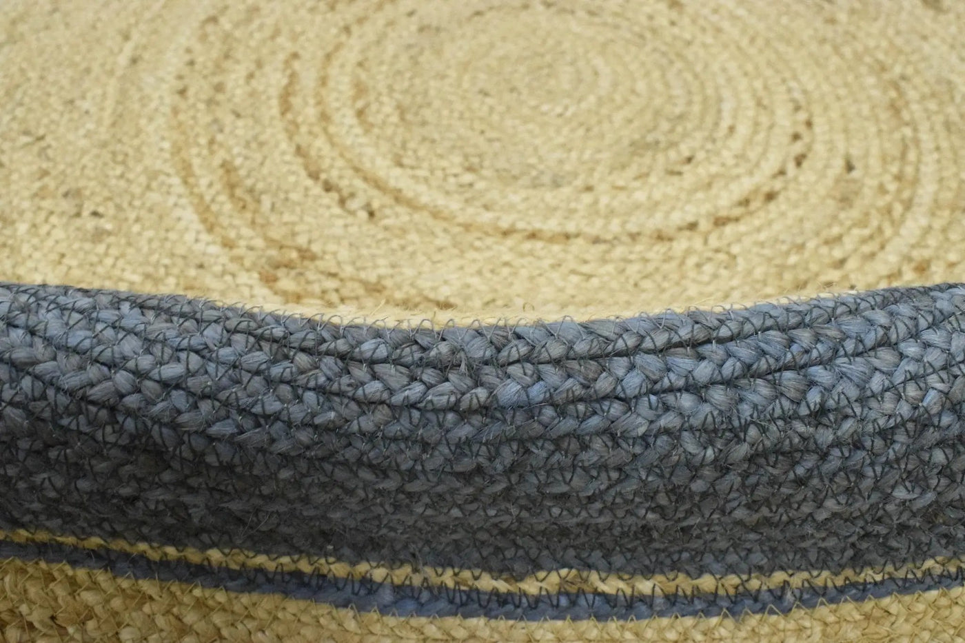 100% ALL NATURAL FIBER HAND BRAIDED BOHO ROUND JUTE RUG | JR25R by The Rug Decor