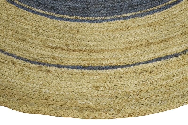 100% ALL NATURAL FIBER HAND BRAIDED BOHO ROUND JUTE RUG | JR25R by The Rug Decor