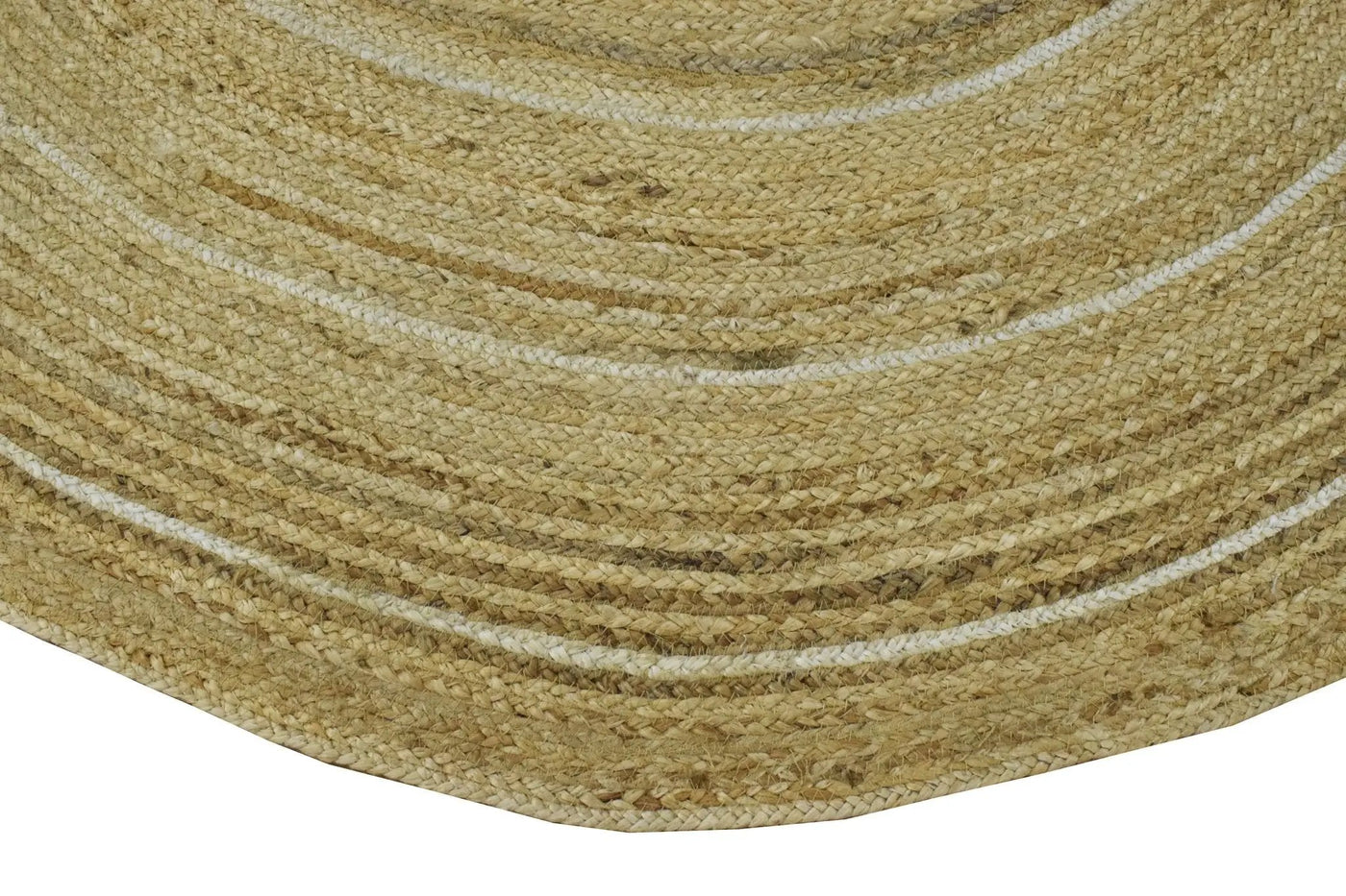 100% ALL NATURAL FIBER HAND BRAIDED BOHO ROUND JUTE RUG | JR5 by The Rug Decor