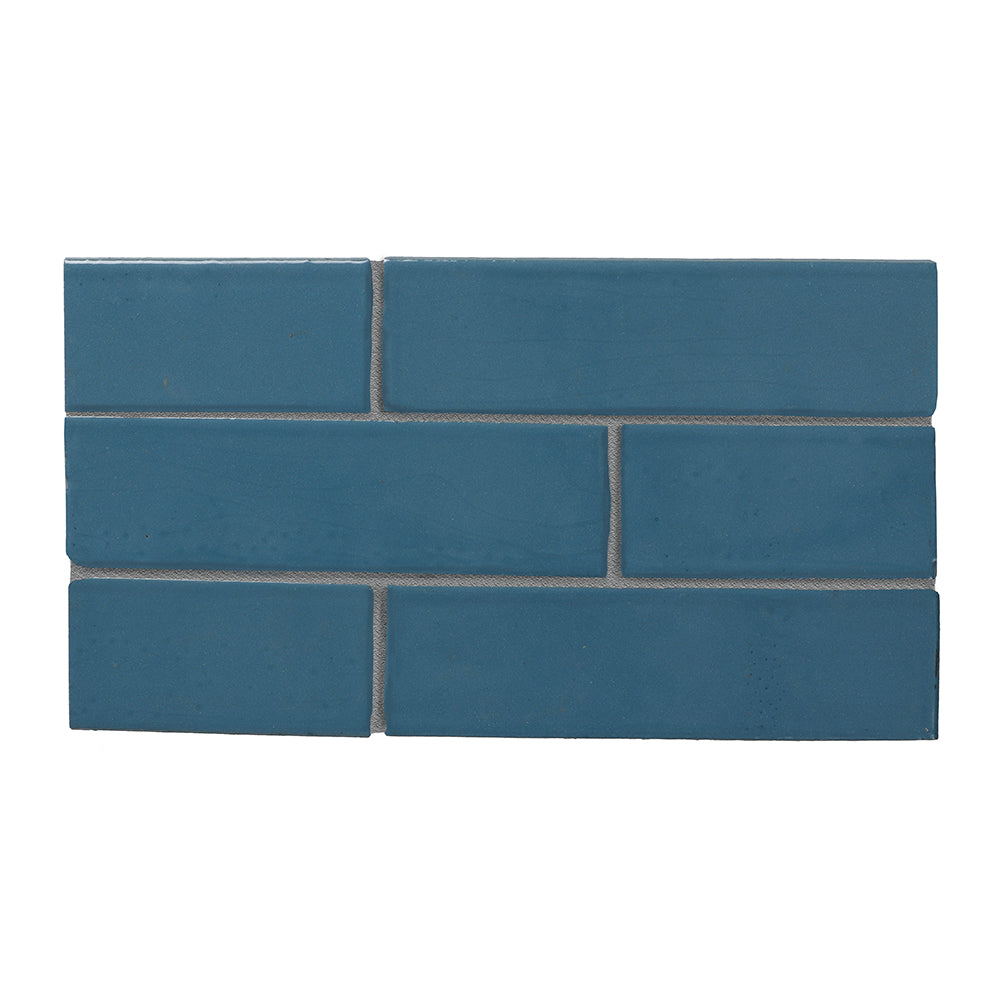 New Ocean Colony Glossy Glazed Terracotta Tiles 2 1/8x7 1/2 Glazed Terracotta Glossy 4x8 Tiles