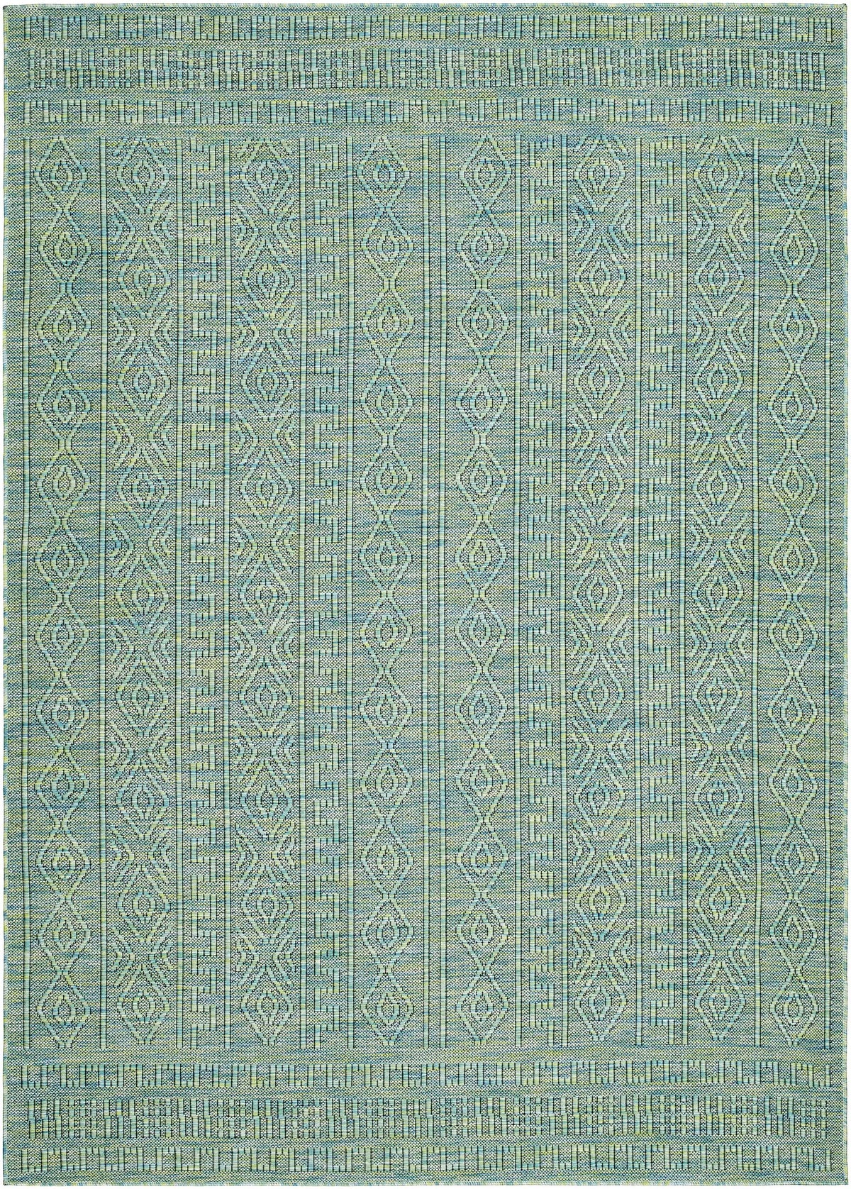 Nuela Green Outdoor Area Rug - Clearance
