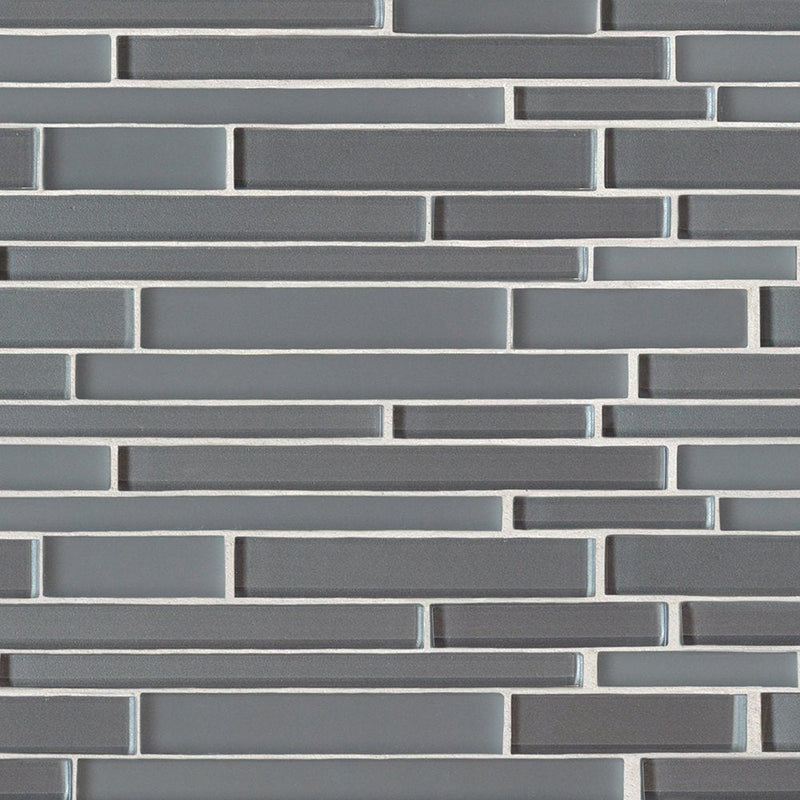 Nichel Gloss/Matte Interlocking Slides Glass Mosaics 12x12 Glass Gloss/Matte 12x12 Mosaics