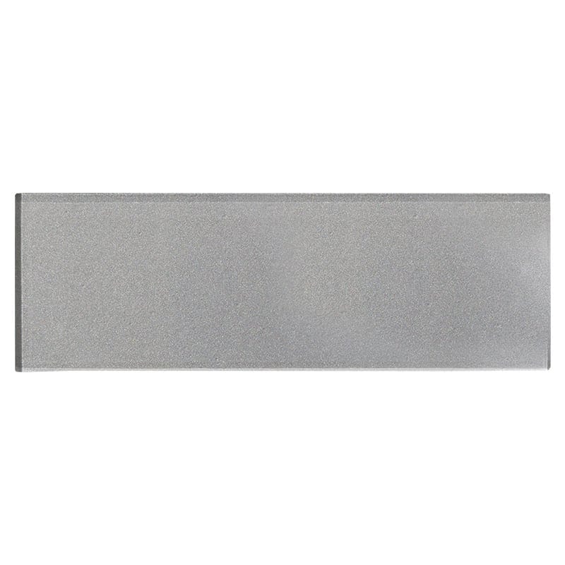 Nickel Metallic Subway Glass Tiles 3x9 Glass Metallic 3x9 Tiles