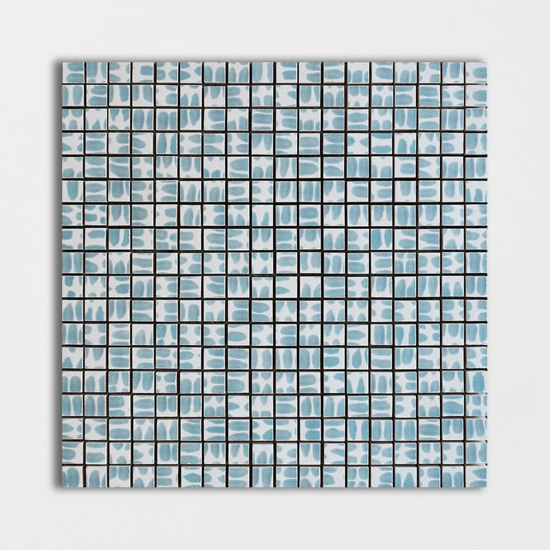 Niebo Glossy Grande Colore Look Ceramic Mosaics 11 1/2x11 1/2 Ceramic Glossy 12x12 Mosaics