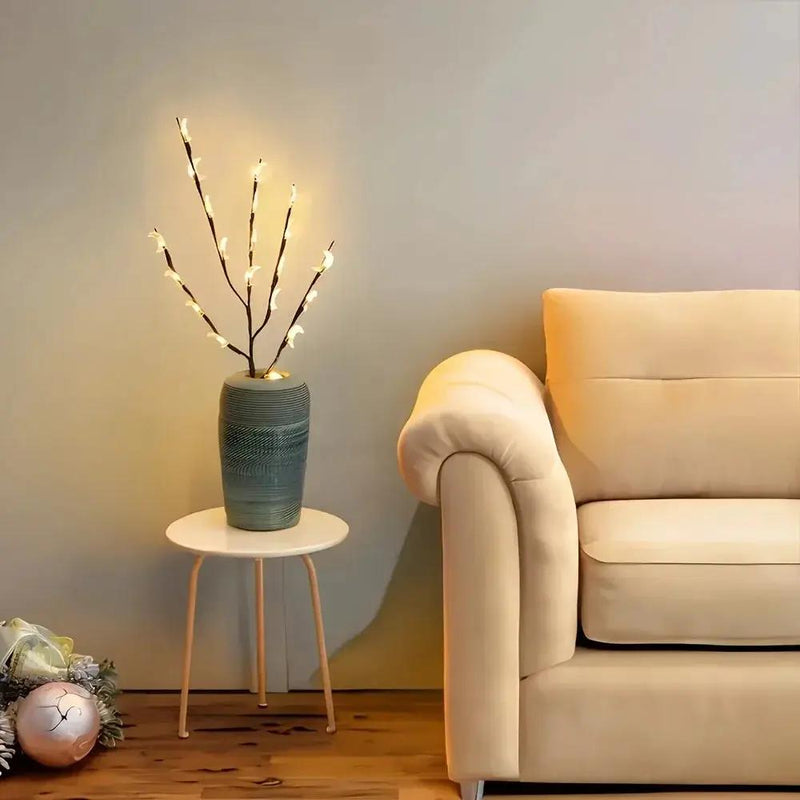 Night Light - 20 LED Plastic Branch by House Of Avana