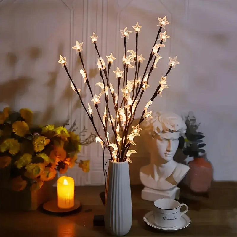 Night Light - 20 LED Plastic Branch by House Of Avana