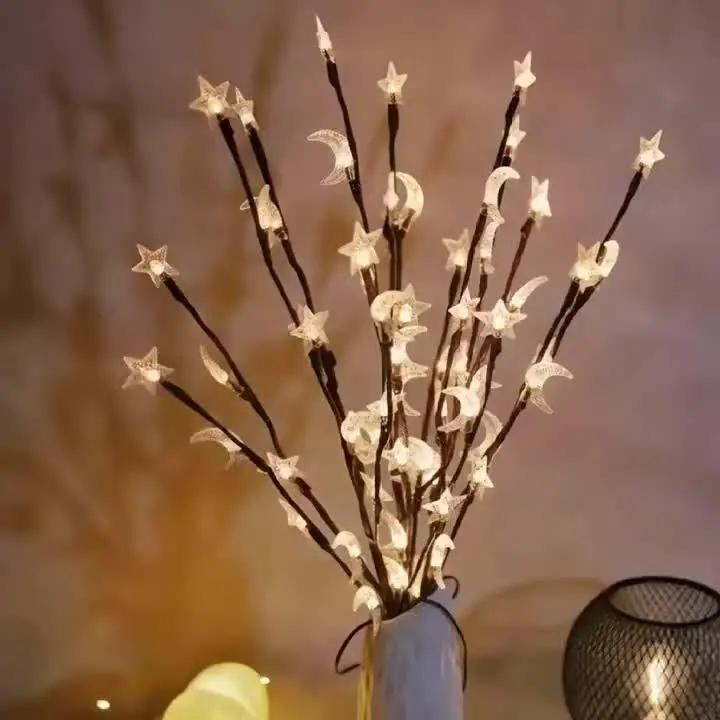 Night Light - 20 LED Plastic Branch by House Of Avana