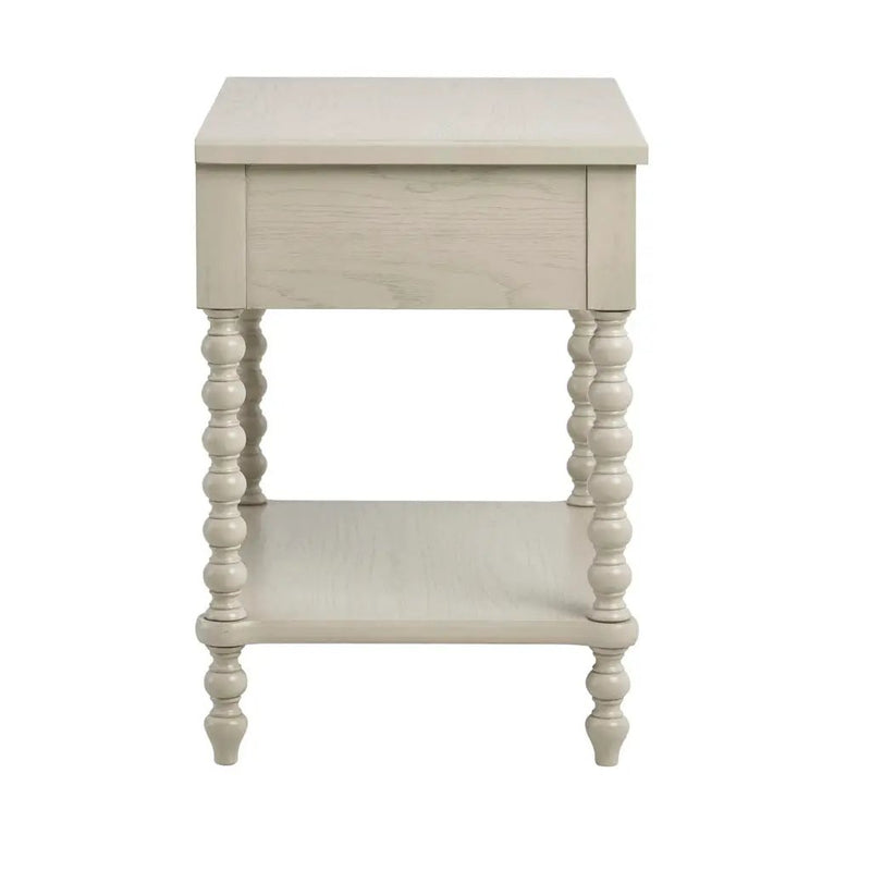 Nightstand With 1 Drawer And Turned Legs by HouseOfZazla