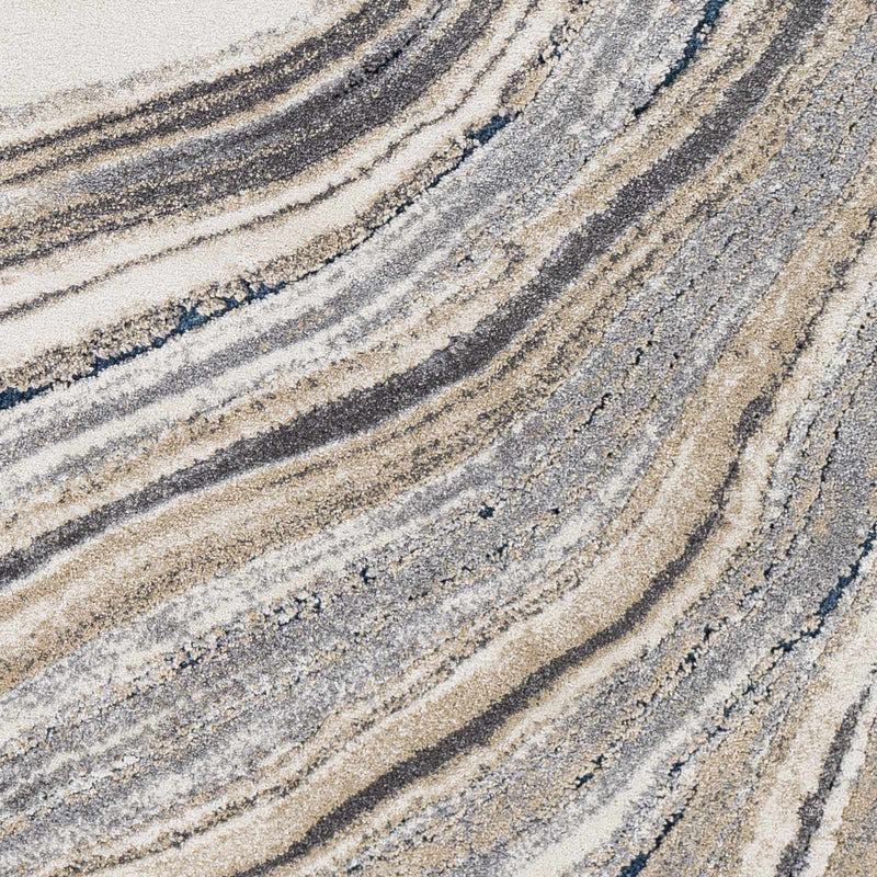 Nillumbik Gray Marble Design Rug by Boutique Rugs