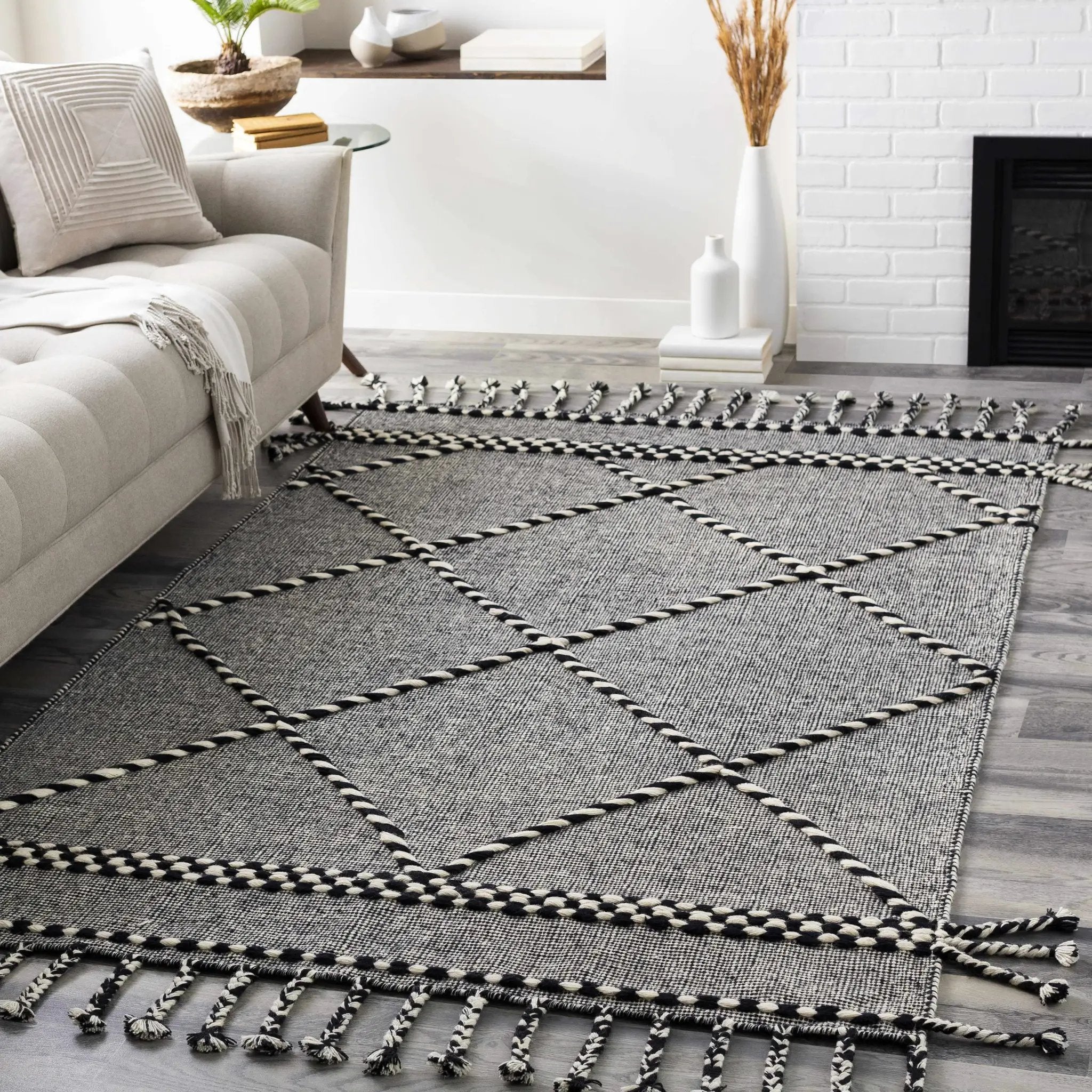 Ninderry Wool Area Rug - Clearance by Boutique Rugs