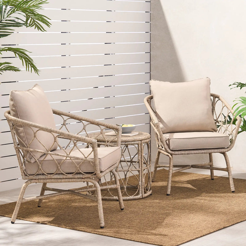 Bruce 3Pc Chat Set by HouseOfZazla