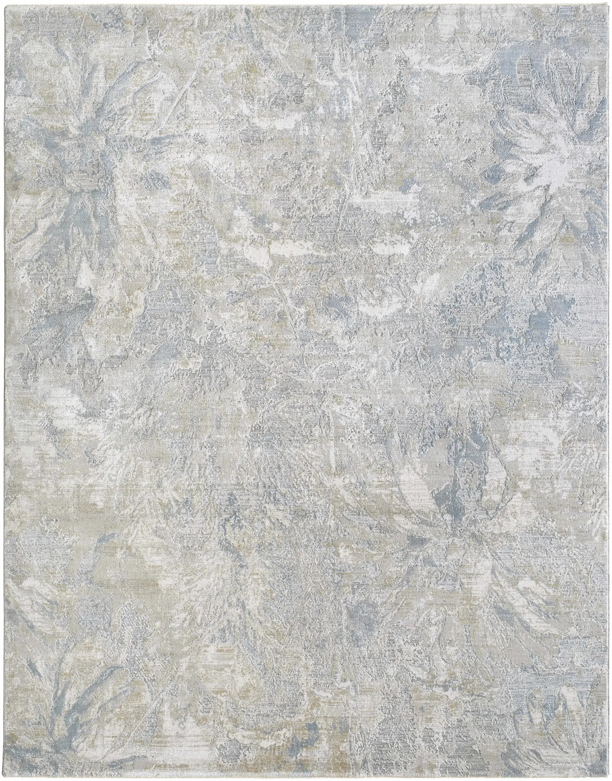 Nurit Blue Gray Thick Luxe Boutique Rug by Boutique Rugs